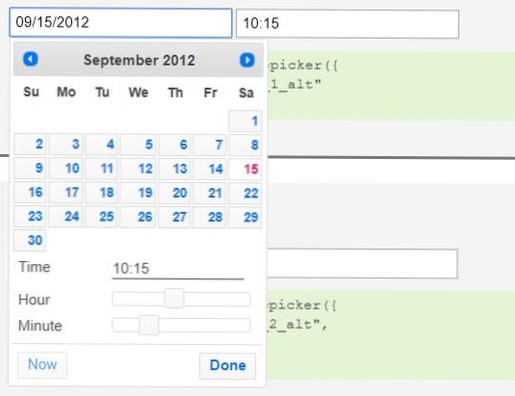 Hvad er den rette måde at inkludere jQuery UI Datepickers CSS i plugin på?