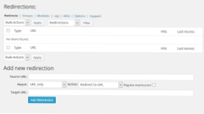 Hvorfor wordpress treffer en annen url
