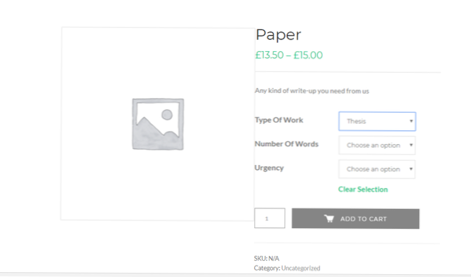 WooCommerce che mostra le categorie di prodotti attive sulla singola pagina del prodotto