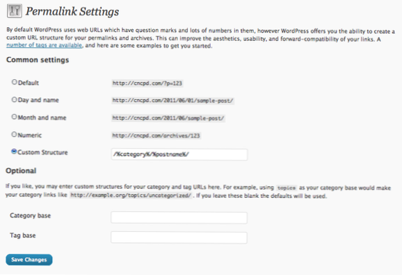 Wordpress Menu Navigační odkazy nefungují