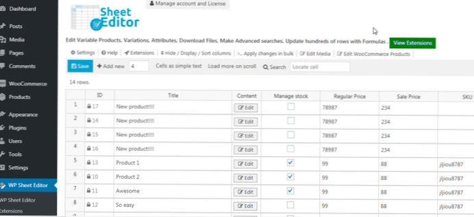 Wordpress Performance and bulk edits