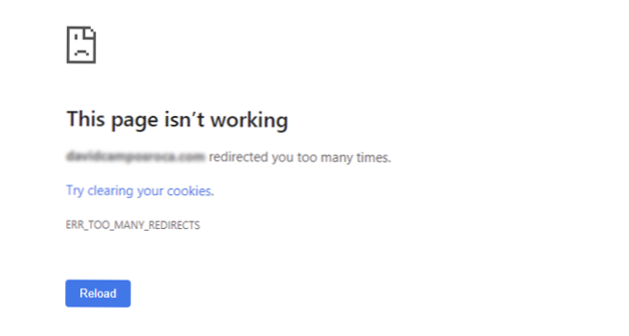 Wordpress-nettstedet tvinges ikke fra http til https i stedet blir omdirigert for mange ganger