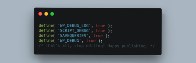 WP_DISABLE_FATAL_ERROR_HANDLER contre WP_DEBUG ? Quoi utiliser et quand utiliser pour voir les erreurs?