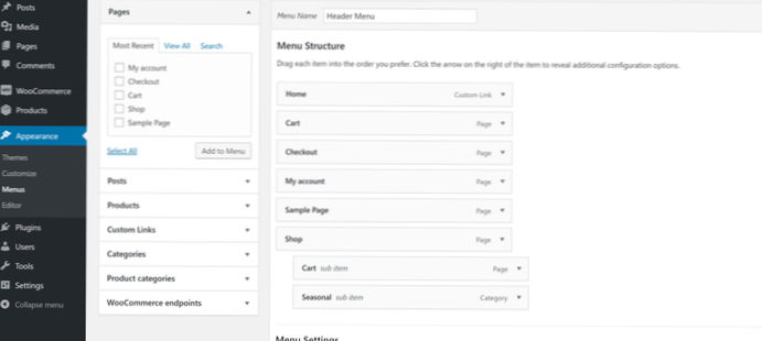 2e niveau (déroulant) du menu de navigation ne fonctionne pas [fermé]