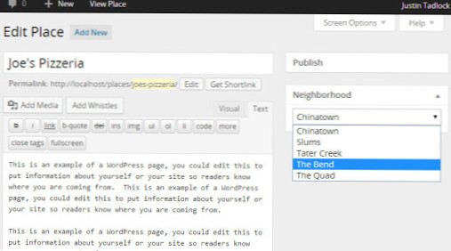 Add parent post to Custom Post Type [closed]