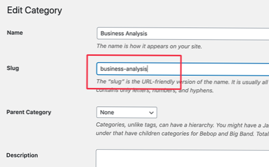 adicionado código ao link permanente (URL)