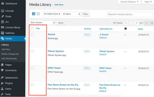 After moving a site to new hosting, not all images are showing in media library