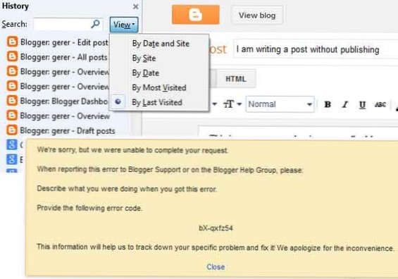 Blogs zijn automatisch verwijderd