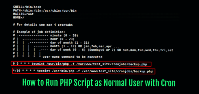 Chiama un file PHP da Cronjob