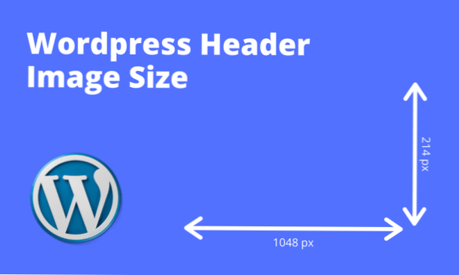 Change header image size