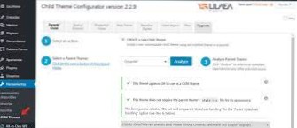 Child Theme verwendet kein Parent Theme CSS/Styles/Formatierung parent?