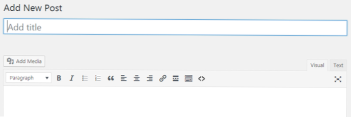 Ctrl V-billeder fra udklipsholderen til Wordpress Editor