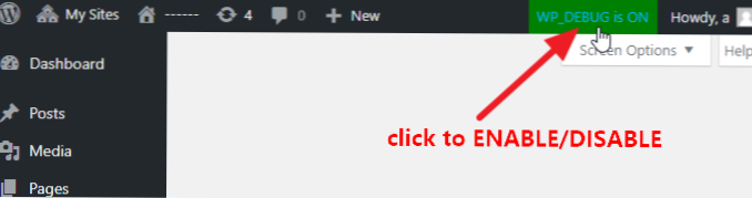 Foutopsporing in WP-backend