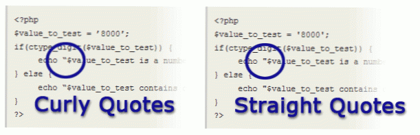 Dobbelt eller enkelt sitater i WordPress-innhold som er i konflikt med HTML