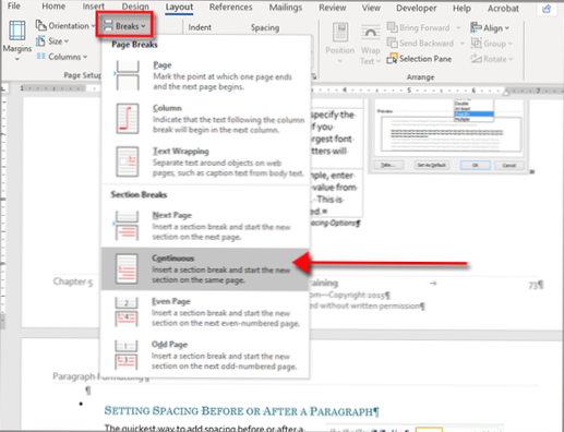 Duplikovat záhlaví a zápatí