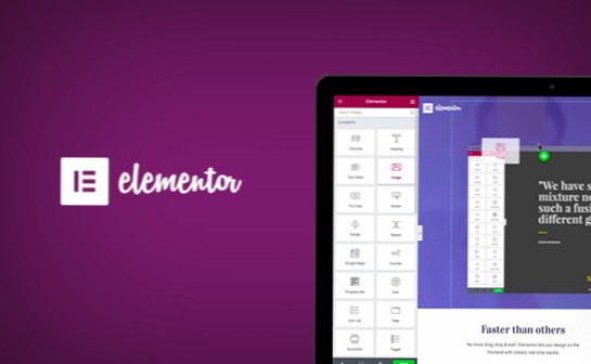 Elementor til brugerdefineret wordpress-side