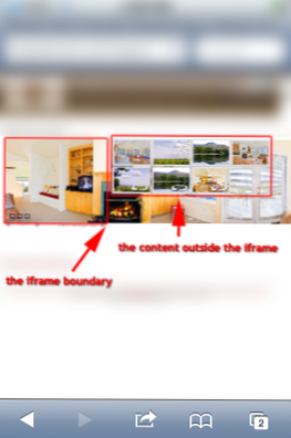 Il contenuto esterno non verrà caricato nell'iframe in Safari