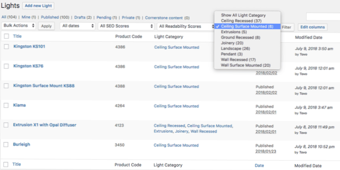 Filtrer innlegg etter innlegg etter taksonomi