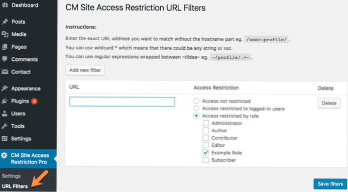 How can I restrict the categories users can post in, based on user roles?