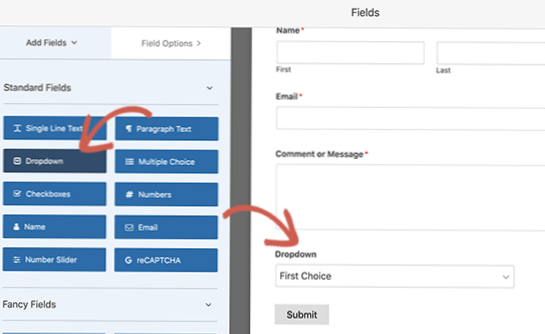 Come aggiungo un modulo di contatto??