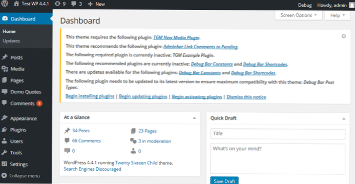 How do I add a plugin dependency to my customized theme?