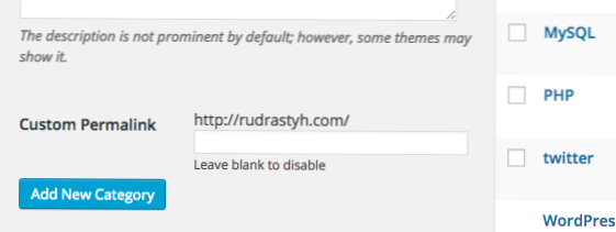 How do I rewrite a single category link to point to a custom page?