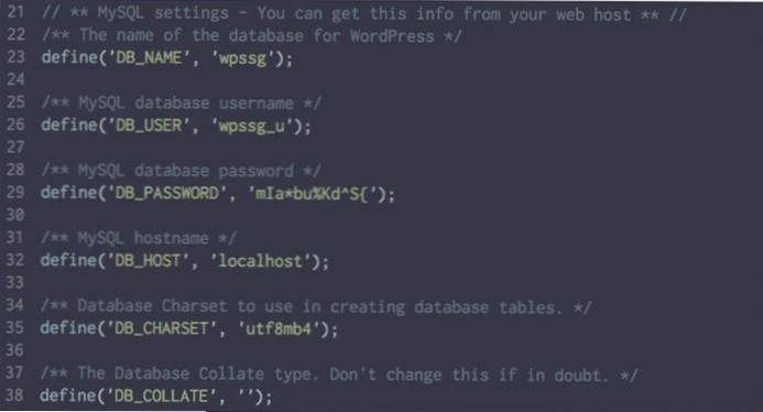 How do I test to ensure that my wp-config file is protected?