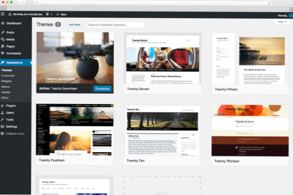 Hvordan fungerer WordPress-temaer i forhold til innhold?