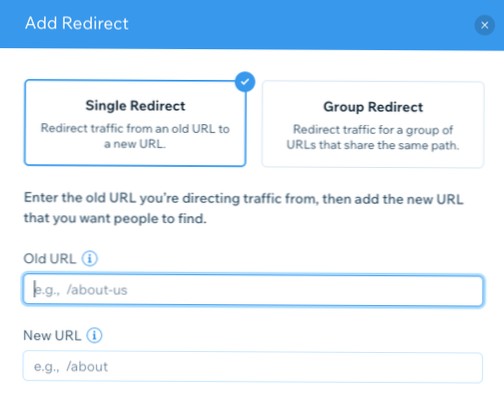 Slik omdirigerer du riktig fra en url til en annen