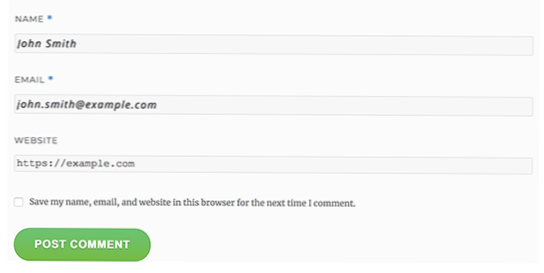 Sådan tilføjes en overgangsstil til Wordpress-kommentarfeltet? [lukket]