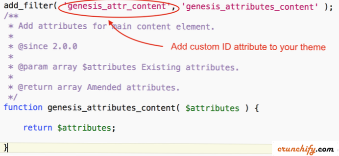Jak přidat ID do existujícího prvku HTML?