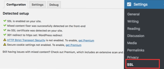 How to add domain security certification, in WordPress website?