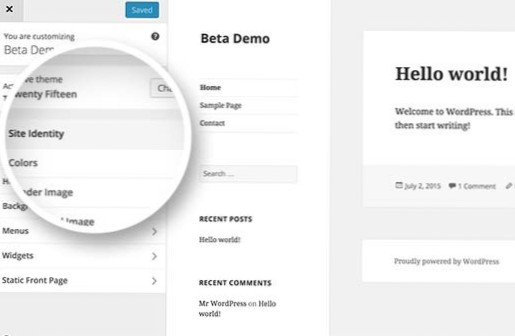 Hvordan legge til nettstedslogo til wordpress som vises øverst til venstre på nettstednavnet i kromfanen eller en hvilken som helst annen nettleser? [lukket]