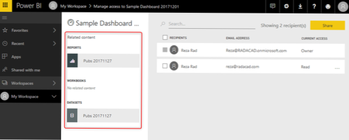 Jak umožnit uživateli s přístupem k určitým stránkám na řídicím panelu?