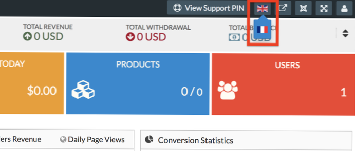 Jak změnit pouze jazyk rozhraní