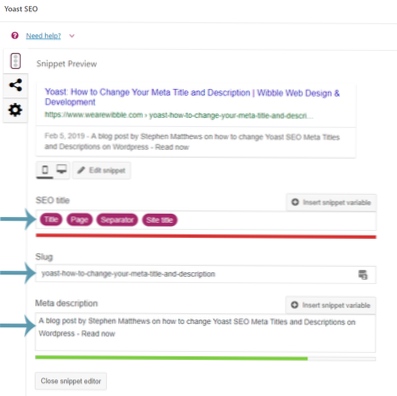 Hvordan endre tittelen i WordPress for SEO