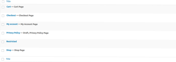 Cum se creează un alias de pagină în WordPress
