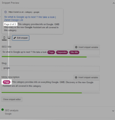Jak opravit duplicitní meta popis?