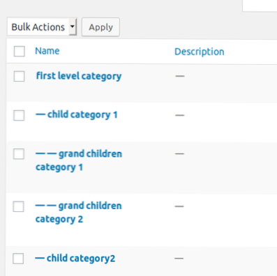 jak uzyskać kategorię tylko wnuki z kategorii dzieci