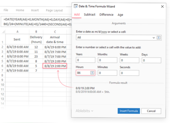 Sådan får du tidsforskel mellem udgivelsesdato og nu?