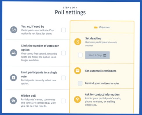 Come fare un voto nel sondaggio per gli utenti registrati?
