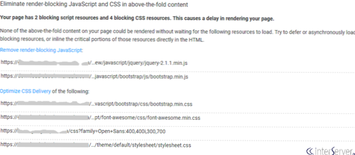 Sådan fjernes jQuery fra renderingsblokerende ressourcer? [duplikere]