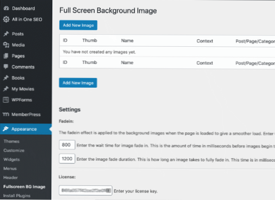 So legen Sie das empfohlene Bild als Hintergrund für eine bestimmte Kategorie fest?