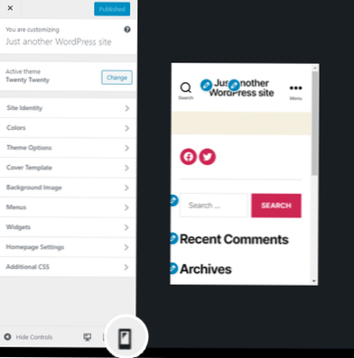 Comment configurer un thème mobile différent pour un seul site dans Wordpress?