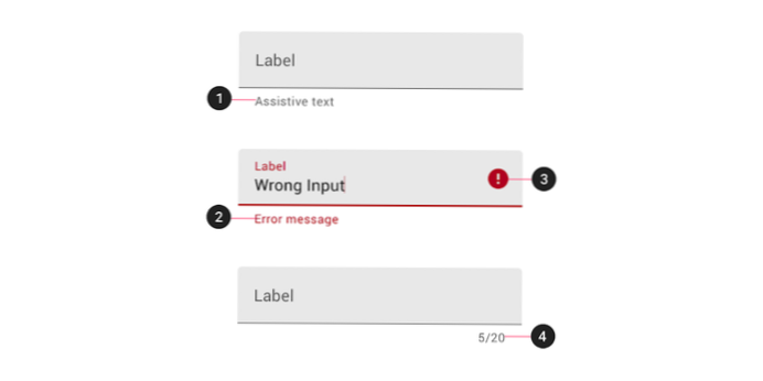 I want to display the content of a text field only if it has been entered