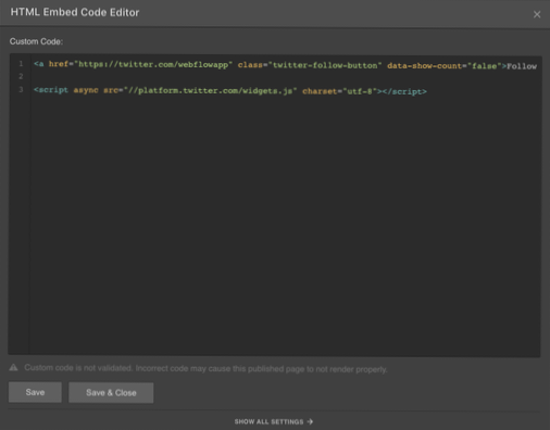 Implementación de Webflow JS en WordPress