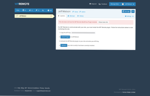 Install plugin on remote wordpress
