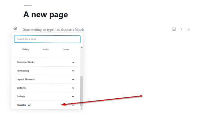 Est-il possible d'accéder aux blocs réutilisables de Gutenberg dans les modèles de blocs CPT?