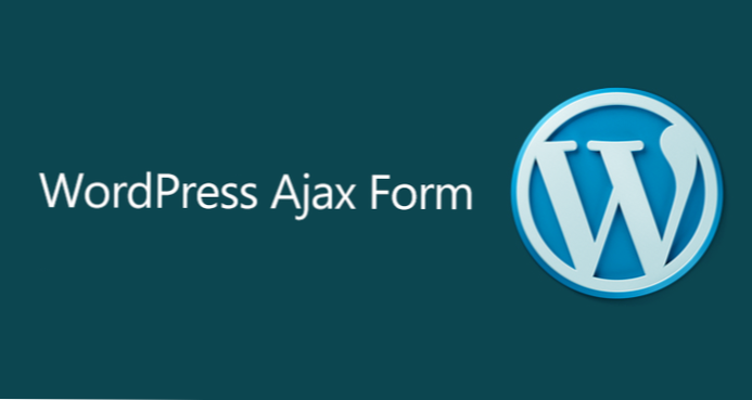 Problemer med at udvikle en AJAX-formular med Wordpress