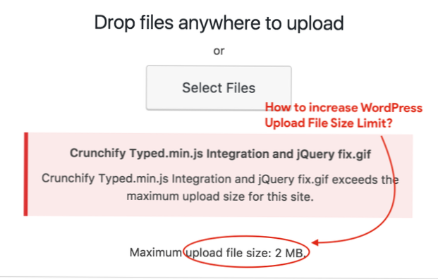 limit počet fotografií nahraných na příspěvek CPT